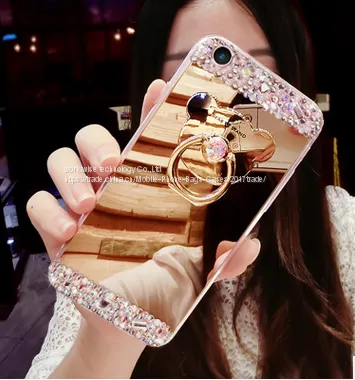 Mirror Surface Silicone Cell Phone Cover Case Diamond Mobile Phone Cases for IPhone7/7Plus/6/6s/6plus/6splus Soft Case photo-4