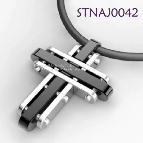 Decorative Jewelry Mens Cross Stainless Steel Pendant photo-5