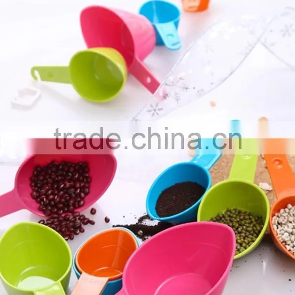 High Quality Colorful Plastic 4pc Measuring Spoon Set photo-4