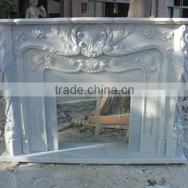 Luxury Home Decoration Marble Stone Granite Marble Fireplace photo-3