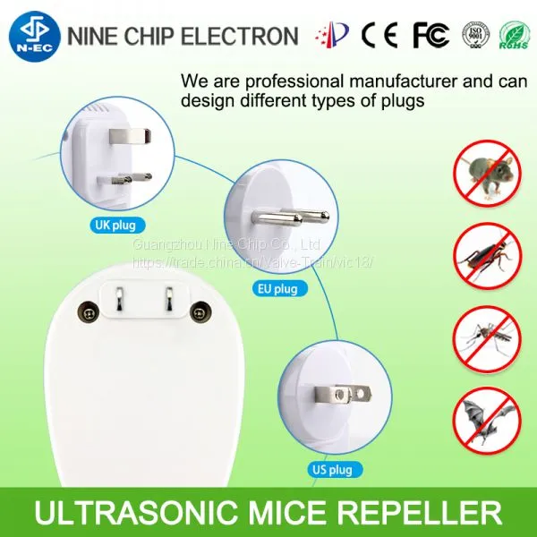 ABS Mouse Repellent Indoor Mouse Control Household Mice Dispeller Effective Mouse Reject
