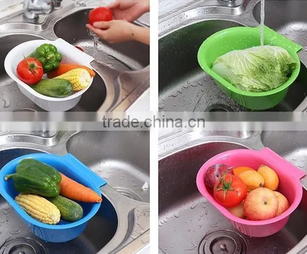 PP Plastic Hanging Sink Drain Basket for Kitchen photo-5