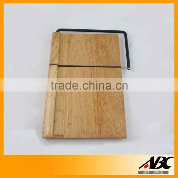 Cheese Wooden Cutting Board With Cheese Slicer photo-4