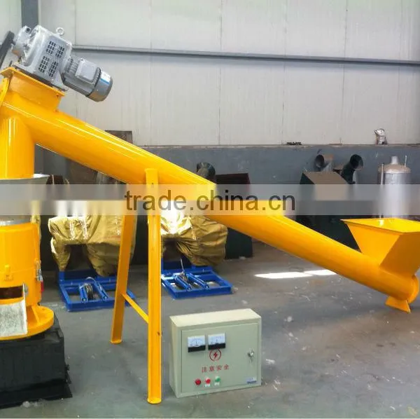 2014 Newly Saled SKJ 300 CE Approved Flat-Die Pellet Mill/pellet Machine With Screw Conveyor photo-2
