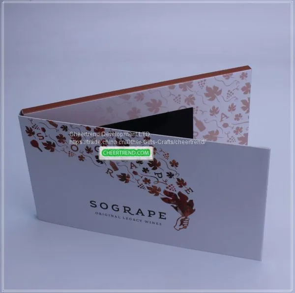 Promotional TFT Screen 4.3 Inch Lcd Video Greeting Card, Video Brochure photo-5