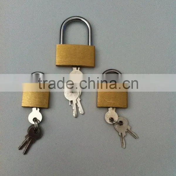 China Professonal Provide Best Price 3pcs Brass Padlock Set Double Blister Pack photo-2