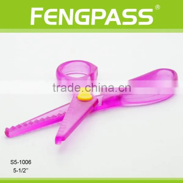S5-1006 5.5 Inch Plastic Childrens Scissors photo-4