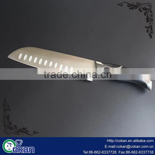 Stainless Steel Chef Paring Pocket Hunting Kitchen Knife Knives Set With Knife Sharpener and Scissors photo-4