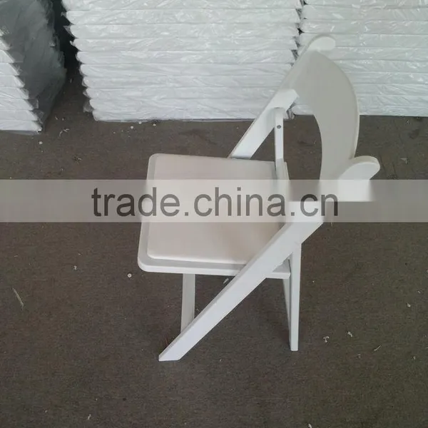 Outdoor Plastic Chair Resin Folding Chair for Wedding Rental photo-3