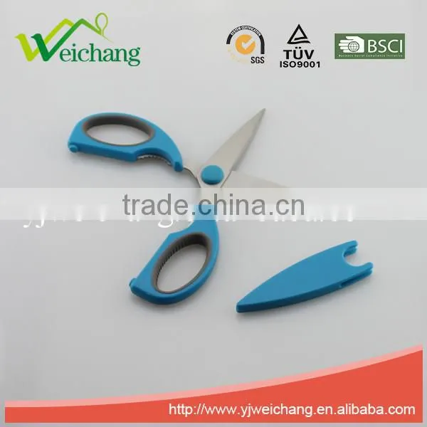 WCTS618 Hot Sale Multifunction Stainless Steel Multifunction Stainless Steel Kitchen Scissors photo-3
