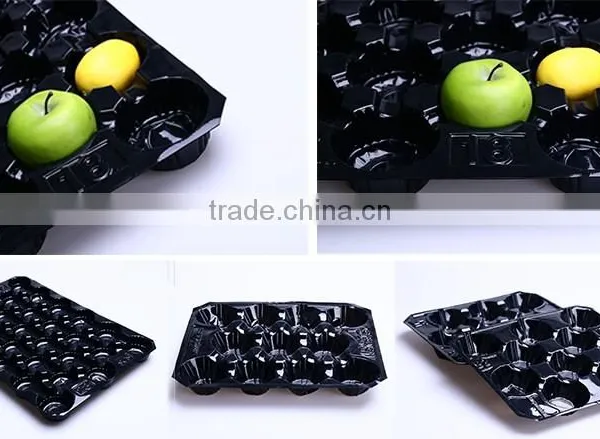 America Market Popular Wholesale Plastic Vacuum Forming Fruit Insert Tray For Peach/Tomato/Apple/Kiwi photo-4