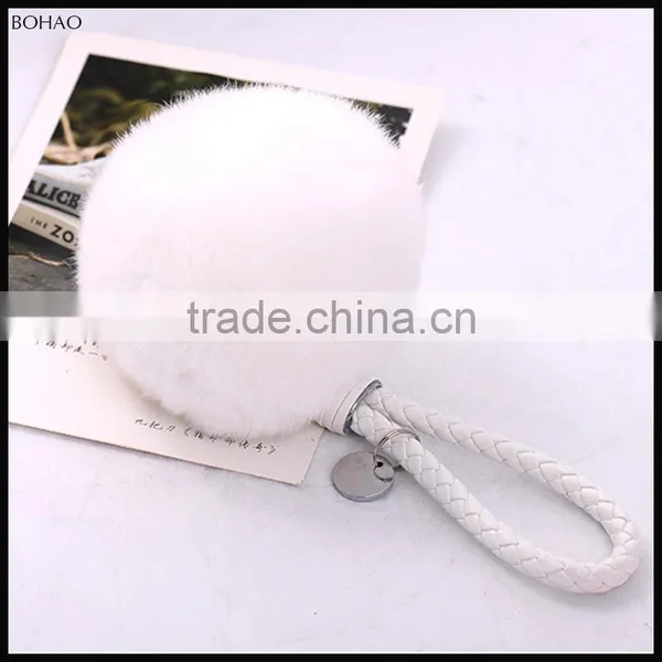 Wholesale Fluffy Faux Fur Pom Pom For Bag or Key Chain photo-2