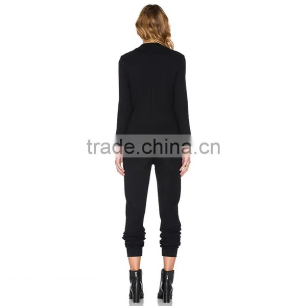 Fashion Long Sleeve Custom Zipper up Cheap Wholesale Adult Onesie photo-3