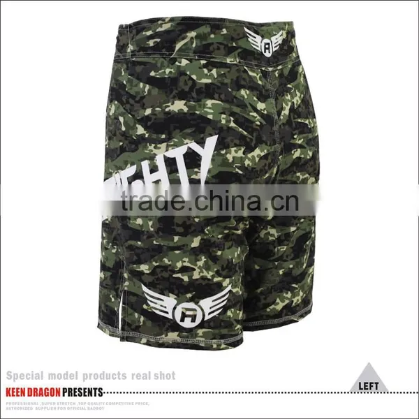 GREEN CAMO FIGHT SHORTS CUSTOM PRINTING MAKE YOUR OWN STYLE MMA SHORTS photo-4