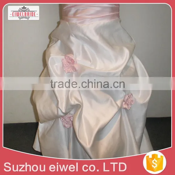 Flower Girl Dress Of 9 Years Old Girls Cotton Frock Designs/Dress Flower Girl Gown photo-6
