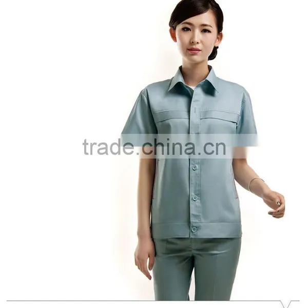 Summer Engineering Poly Cotton Twill Fabric Work Uniform photo-3