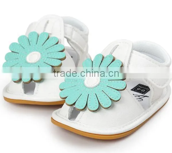 Sunflower Baby Summer Sandals, Baby Leather Sandals photo-4
