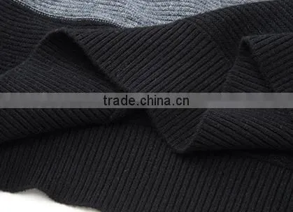 Men Fashioned Jacquard Strip Knitted Pullover Sweaters With Wholesale Price photo-6