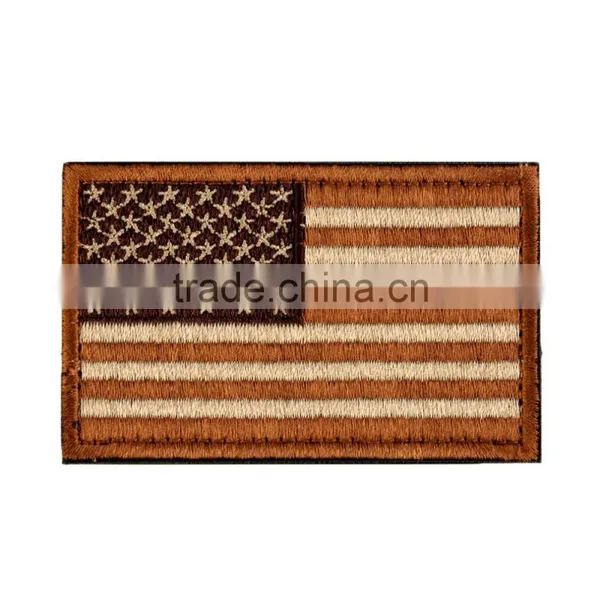 Hot Sale America Flag Embroidery Double Faced Cloth Epaulette Armband Badge Army Tactical Patches 2015 Fashion photo-3