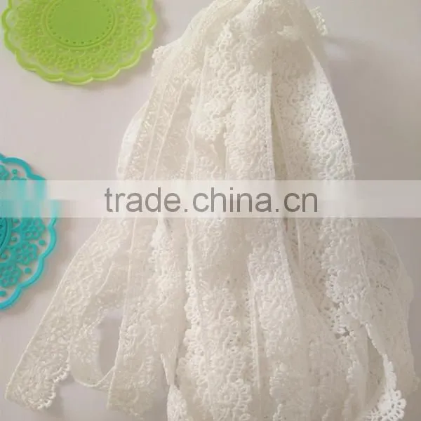 Cheap Hot Sale Embroidery French Lace Bridal Laces Fabrics Trim Laces for Wedding Dress photo-3