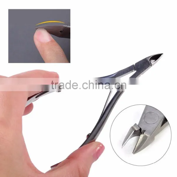 New Sliver Stainless Steel Toe Nail Nipper Clipper Cutter Ingrown Pedicure Tool photo-5