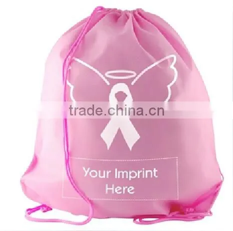 High Quality Drawstring Non-woven Laundry Bag for Five-star Hotel
