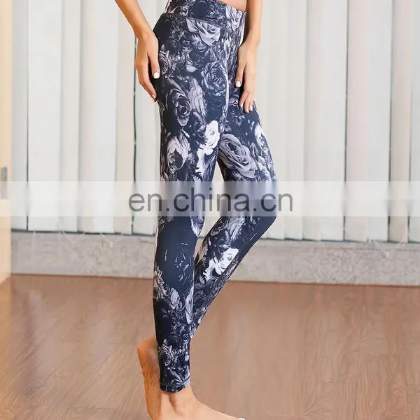 Polyester With Spendex Lycra Tight Leggings Wholesale OEM Design for Sale photo-2