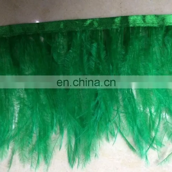 15-18cm Fabric Ostrich Feather Trim photo-3