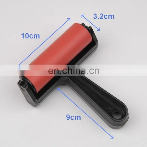 4" Plastic Handle Hard Rubber Brayer Painting Tool photo-4