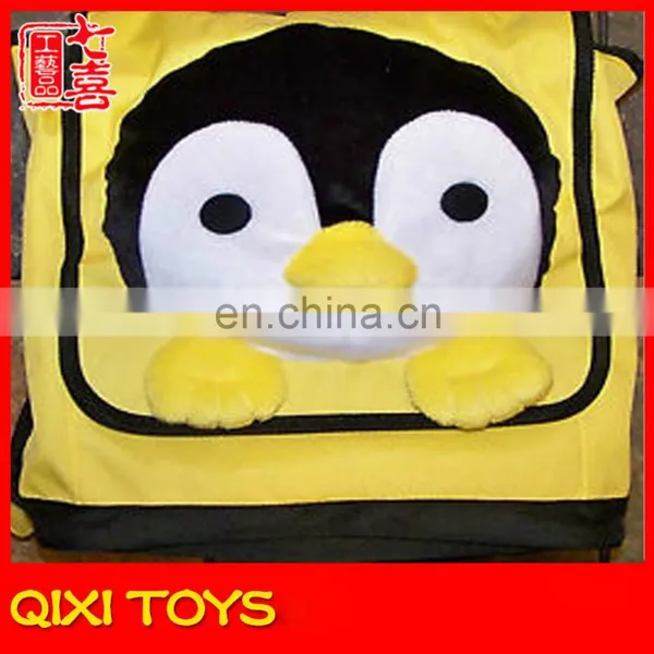 Children Plush Penguin Backpack