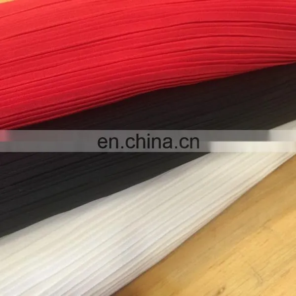 100% Polyester Soft Pleated Silk Chiffon Fabric for Dress photo-4