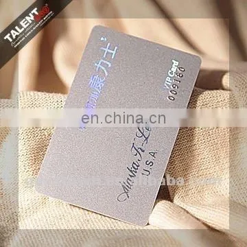 Custom Stamping Laser Gold VIP Business Hard Plastic Card photo-2