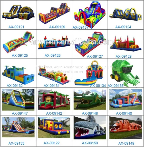 Cheap Outdoor Kids Inflatable Bouncer Obstacle Course Equipment photo-3