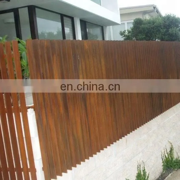 High Quality Corten Steel Garden Fence photo-4