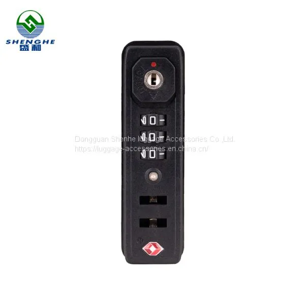 Safety Cheap Suitcase Accessories 3 Digital Luggage Zipper Lock
