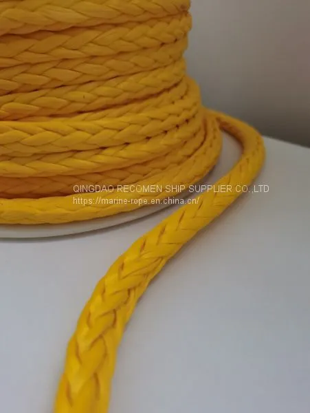 China Supply 12-strand High Strength Mooring Marine Towing Uhmwpe Rope