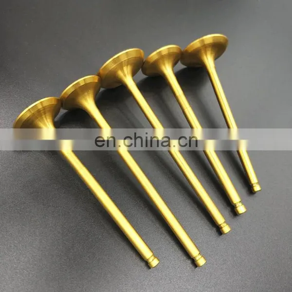 Inconel 751 Chromed Exhaust Engine Valve For Nissan VG30D Z32 300ZX VG30DE 30x5.94x103.70mm Light Titanium Spring Retainers photo-6