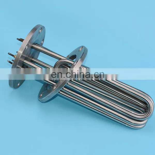High Quality Steamer Oven Flange Tubular Heater High Temperature Flexible Hose Pipe Lshaped Mold Singlehead Heating Tube photo-5