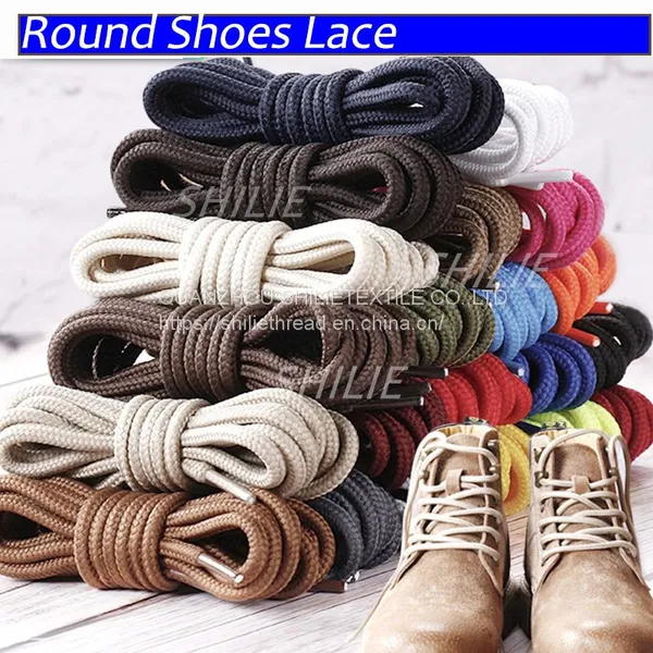 Colorful Round Shoes Lace Athletic ShoeCord With Tipping for Sport/Running Shoes Shoe Strings