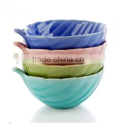 NEW ARRIVAL!!!Ceramic Fruit Bowl White Ceramic Heart Shaped Bowl Ceramic Soup Bowl With Handle photo-5