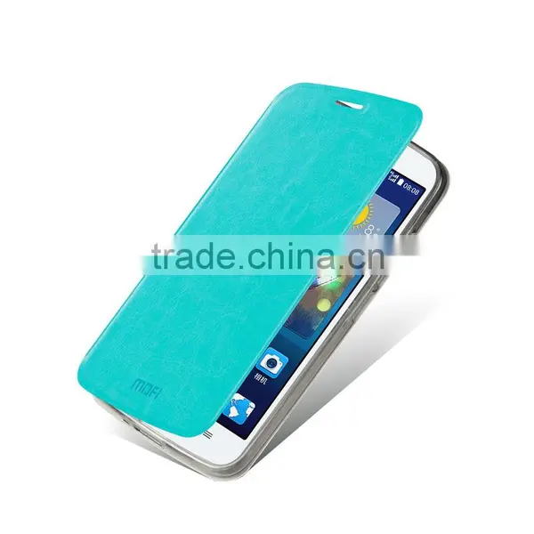 MOFi Case Housing for Huawei Ascend G730, Celular Phone Coque Flip Leather Back Cover for Huawei G730 photo-6