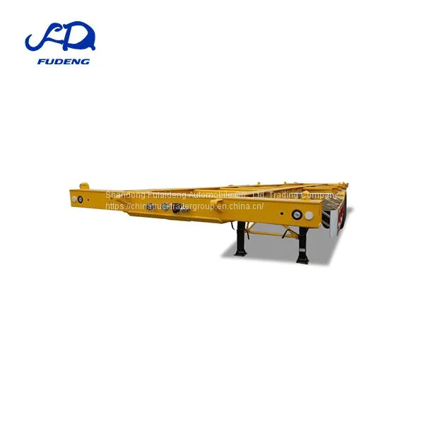 Hot Sale 2 3 Axles 20ft 40ft Transport Container Skeleton Chassis Semi Truck Trailer