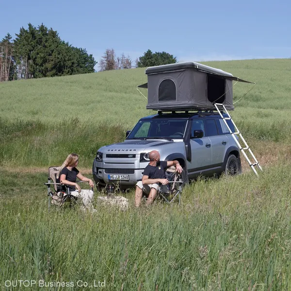 Custom Hard Shell Straight Support Camping Car Roof Top Tent Hard Cover Rooftop Tent for Sale photo-2