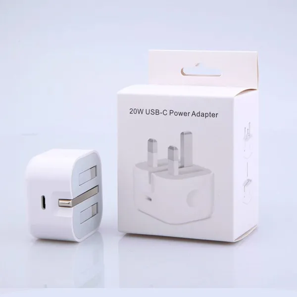 Travel Phone Charger USB C Phone Charger UK Fold Plug PD 20W Fast Wall Charger Adapter For Mobile Phone photo-5