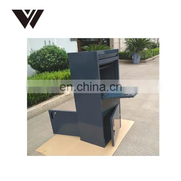 Large Outdoor Parcel Delivery Box Large Drop Box for Mail Letter Post and Smart Metal Home photo-3