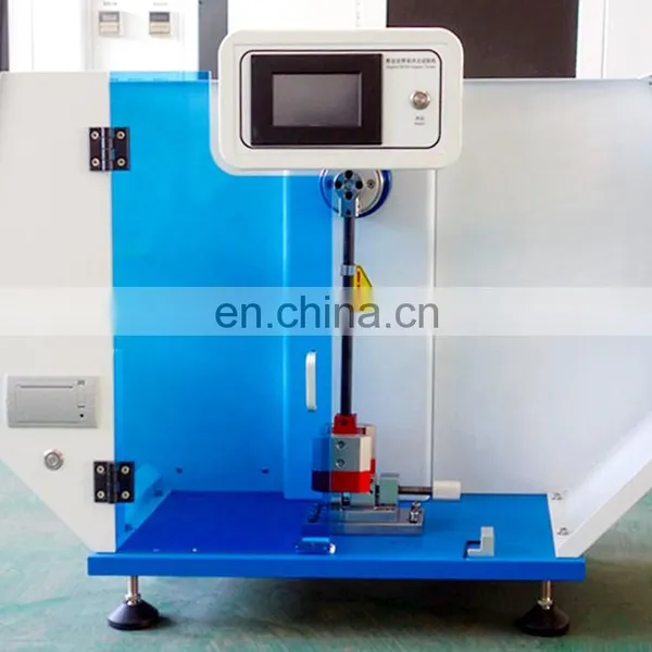 XJJD-50T Non-metallic Material Touch Screen Display PLC Control Plastic Charpy Impact Testing Machine photo-5