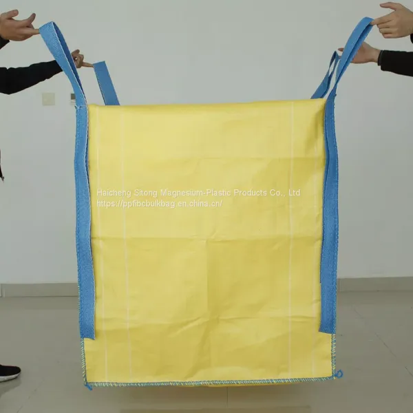 China Factory Cheap Price PP Woven 1000Kg 1.5 Ton Bulk Jumbo Bag For Sand Building Materials photo-2