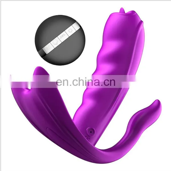 Erotic Remote Vibrator Heating for Vibrating Panties G Spot Clitoral Stimulator Vibrators for Women Licking Tongue Adult Sex Toy