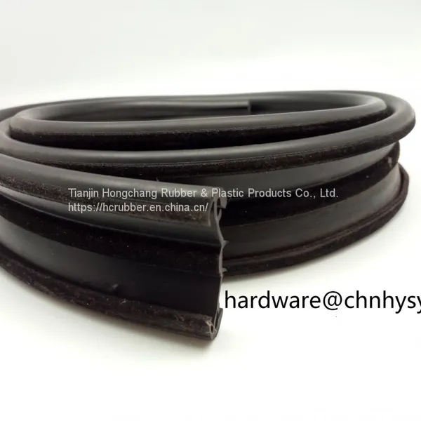 Epdm flocking seal strip