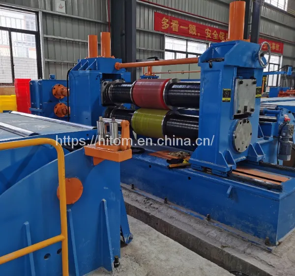 0.5 - 4 X 1600mm Carbon Steel Slitting Line Equipment Metal Coil Slitter Line photo-4